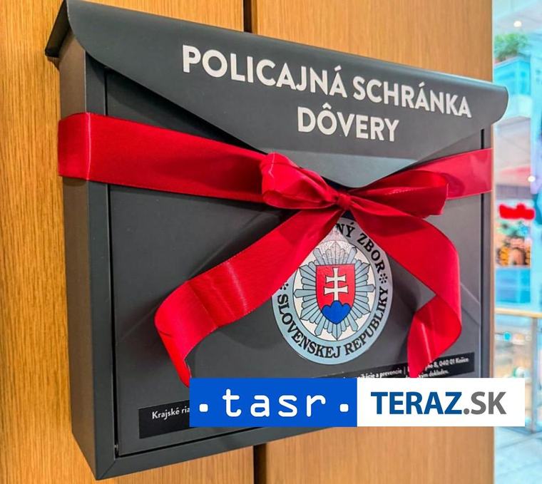 V Košiciach v nákupnom centre pribudla policajná schránka dôvery