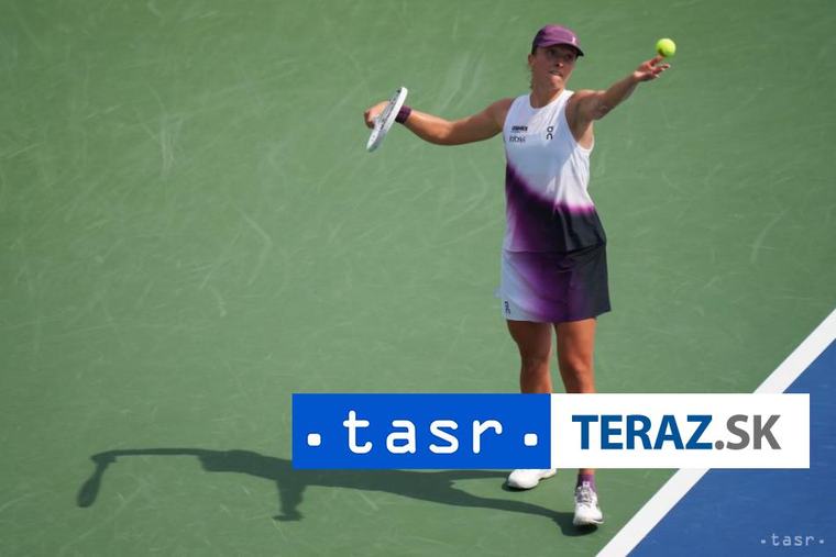 Tenistka Swiateková postúpila do tretieho kola US Open