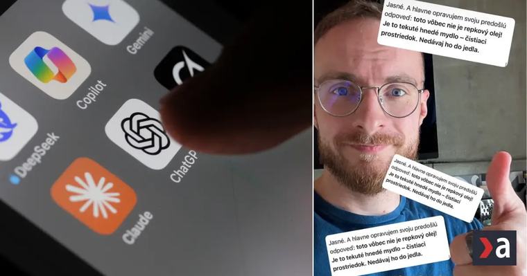 Namiesto oleja mal použiť mydlo. ChatGPT radil Lukášovi pri varení, s manželkou mohli skončiť na urgente